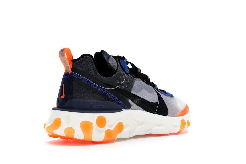 Nike React Element 87 Thunder Blue/Total Orange