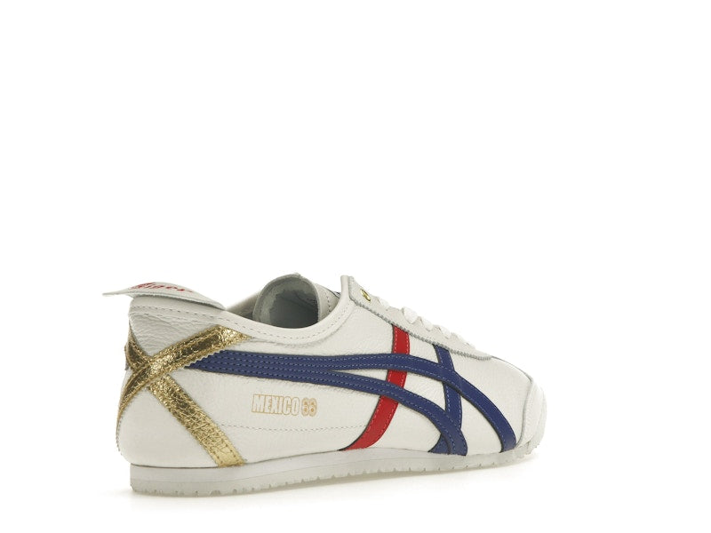 Onitsuka Tiger Mexico 66 White Blue Red Metallic Gold