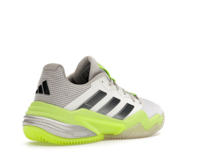 adidas Barricade 13 Clay Cloud White Iron Metallic Lucid Lemon (Women's)