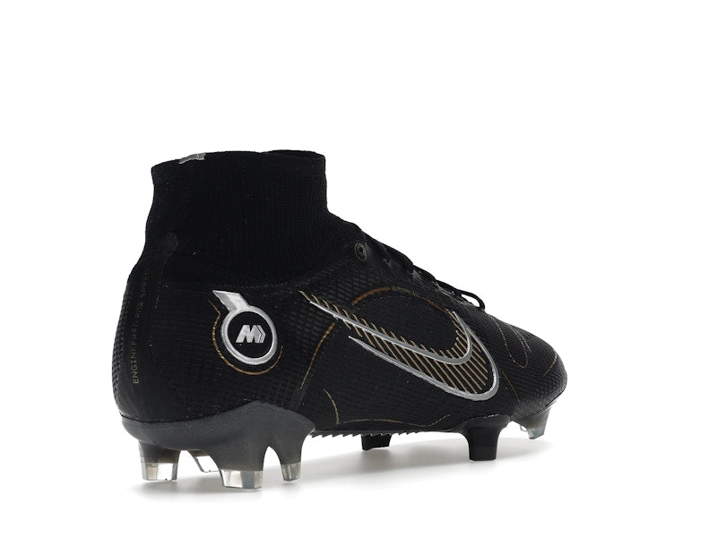 Nike Mercurial Superfly 8 FG Black Metallic Silver Gold
