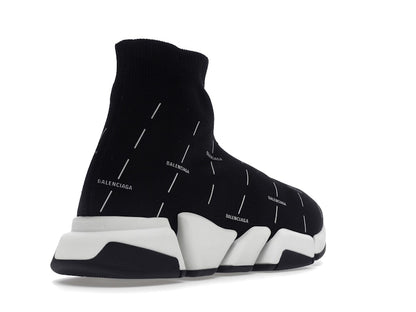 Balenciaga Speed 2.0 Black White Logo