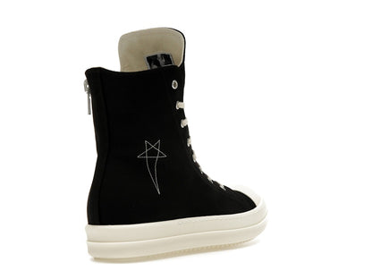 Rick Owens DRKSHDW Luxor High Pentagram Black Pearl (Women's)
