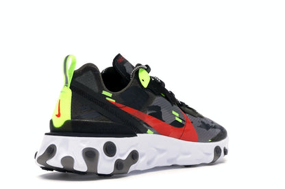 Nike React Element 87 Medium Olive Bright Crimson