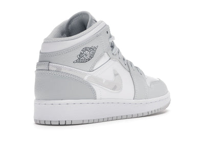 Jordan 1 Mid Grey Camo (GS)