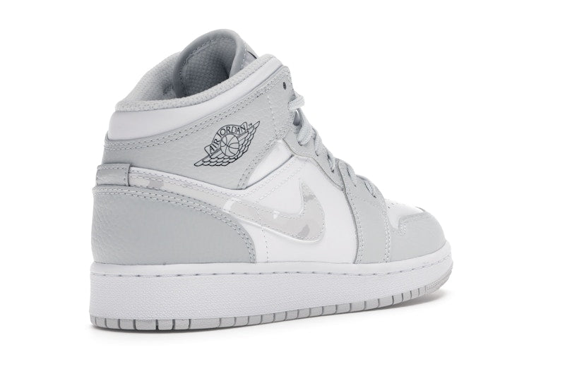 Jordan 1 Mid Grey Camo (GS)