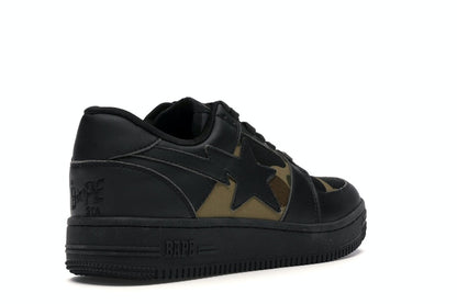 Bape 1st Camo Bape Sta Low Black