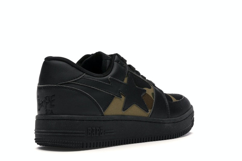 Bape 1st Camo Bape Sta Low Black