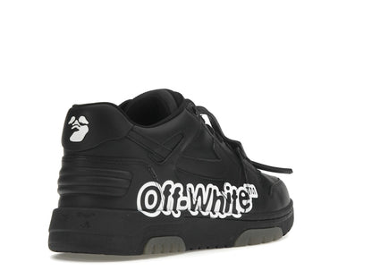 OFF-WHITE Out Of Office OOO Low Tops "Off-White" Black White