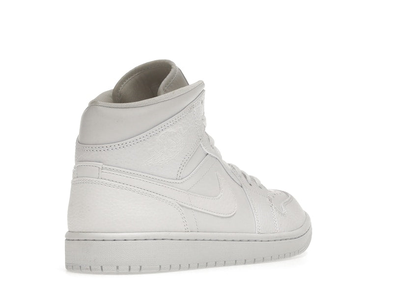 Jordan 1 Mid Triple White 2.0 (2020)