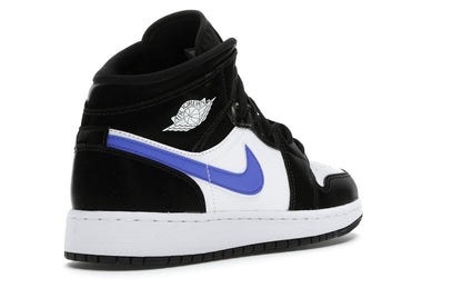 Jordan 1 Mid Black Racer Blue White (GS)