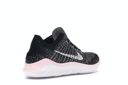 Nike Free RN Flyknit 2018 Black Pink Foam (Women's)