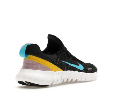 Nike Free Run 5.0 Dark Smoke Grey Vivid Sulfur Chlorine Blue