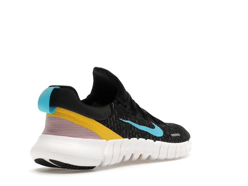 Nike Free Run 5.0 Dark Smoke Grey Vivid Sulfur Chlorine Blue