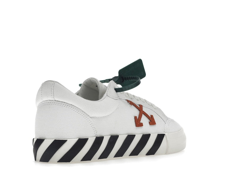 OFF-WHITE Vulc Low Canvas White Red Arrow Black