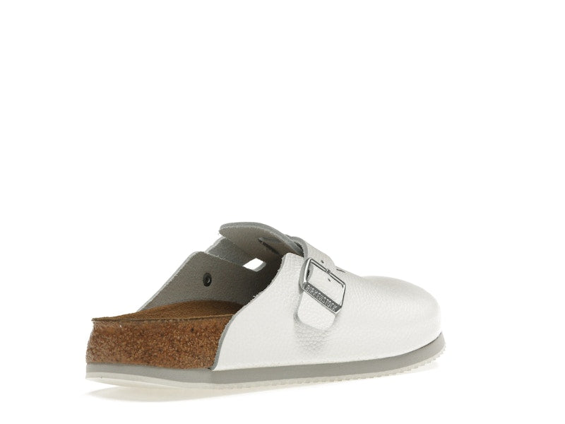 Birkenstock Boston Super Grip Leather White