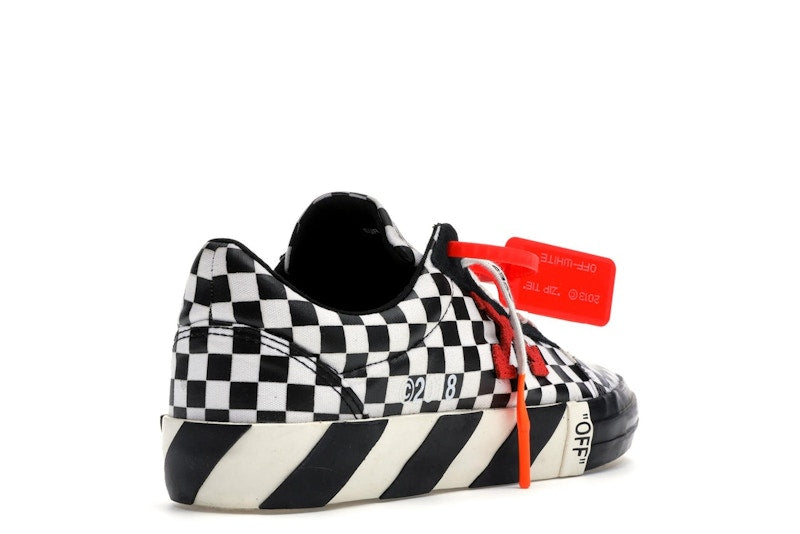 OFF-WHITE Vulc Low Checkered Black White