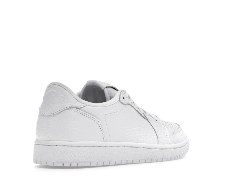 Jordan 1 Retro Low Swooshless Triple White (2025)