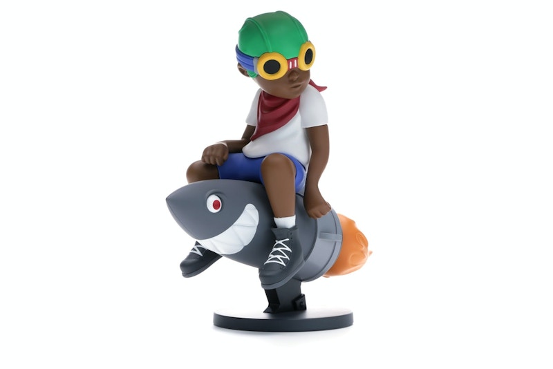 Hebru Brantley x Billionaire Boys Club x Bait Beyond The Beyond Fly Boy Figure 9 Inches White/Multi