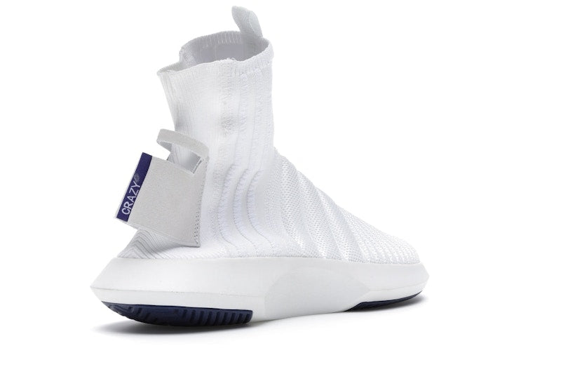 adidas Crazy 1 Adv Sock Footwear White Real Purple