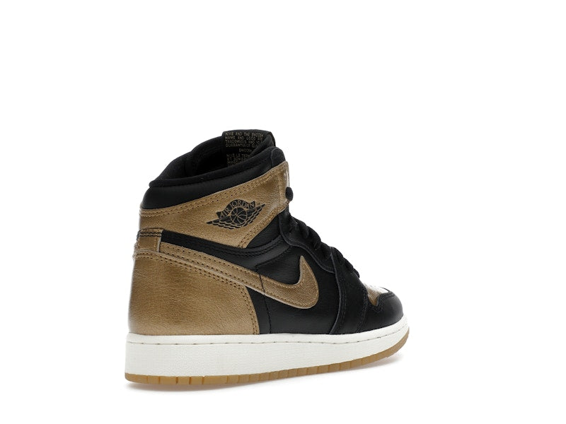 Jordan 1 Retro High OG Black Metallic Gold (GS)