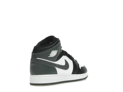 Jordan 1 Mid Black White Iron Grey (GS)