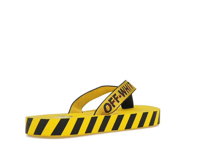 OFF-WHITE Industrial Flip Flops Yellow SS21