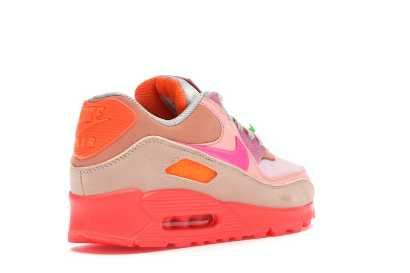 Nike Air Max 90 PRM Platinum Crimson/Bright Purple (Women's)