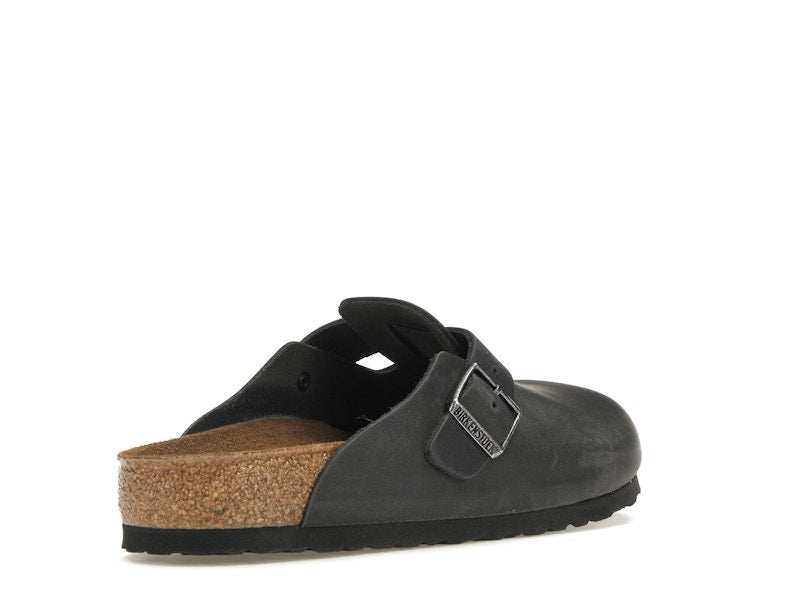 Birkenstock Boston Oiled Leather Black