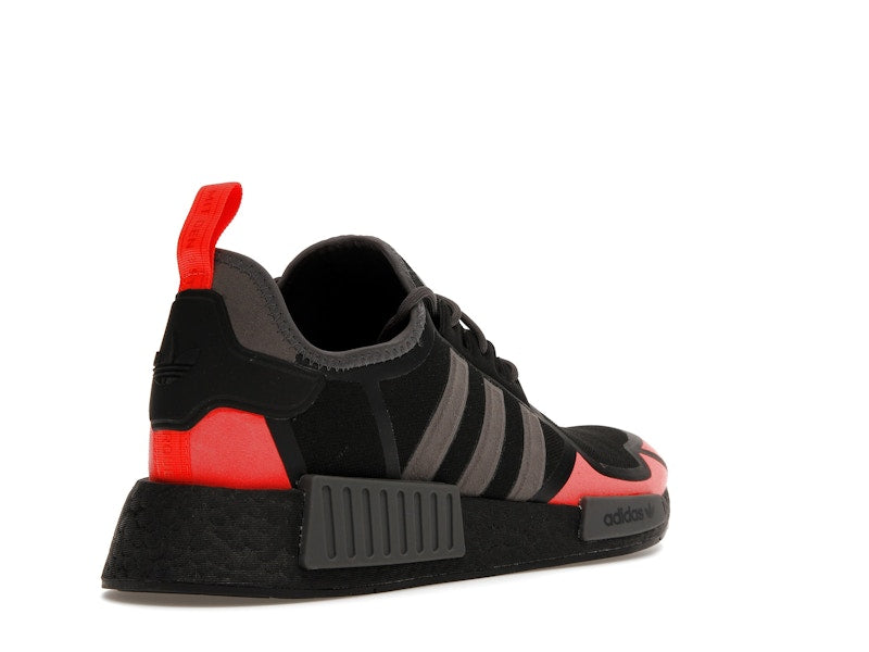 adidas NMD R1 Core Black Solar Red Grey