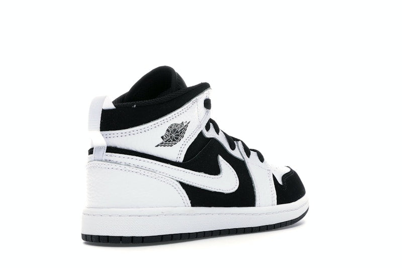 Jordan 1 Mid White Black (PS)
