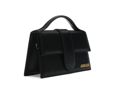 Jacquemus Le Grand Bambino Crossbody Strap Handbag Black