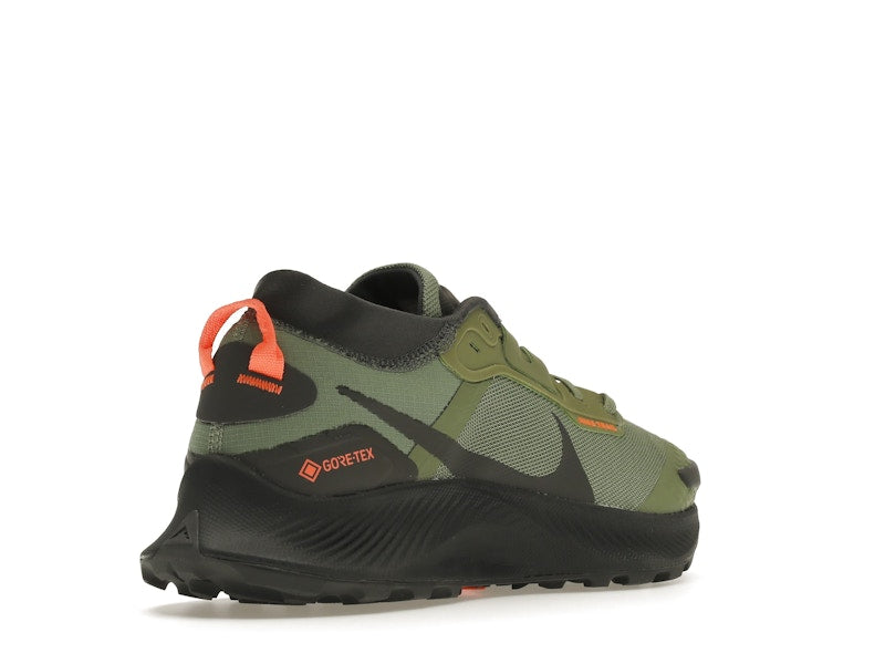 Nike Pegasus Trail 3 Gore-Tex Oil Green Iron Grey Total Orange