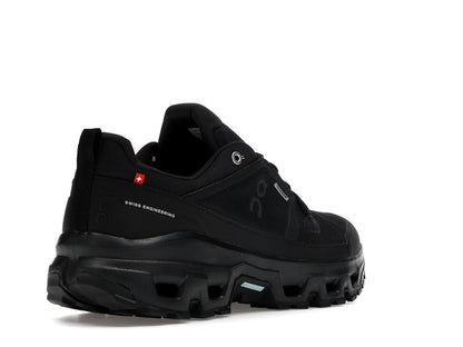 On Running Cloudrock Low Waterproof All Black