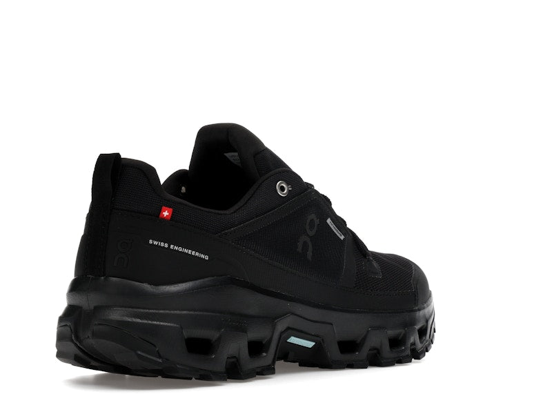 On Running Cloudrock Low Waterproof All Black