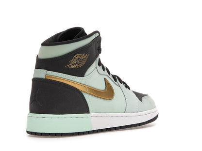 Jordan 1 Retro High Mint Foam Anthracite Metallic Gold (GS)