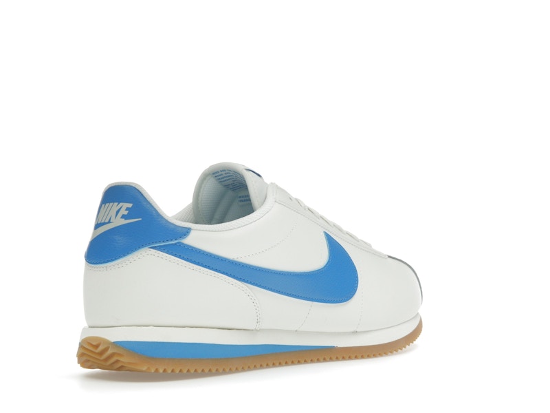 Nike Cortez Leather Sail Gum Yellow Light Photo Blue
