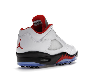Jordan 5 Retro Low Golf Fire Red (Silver Tongue)