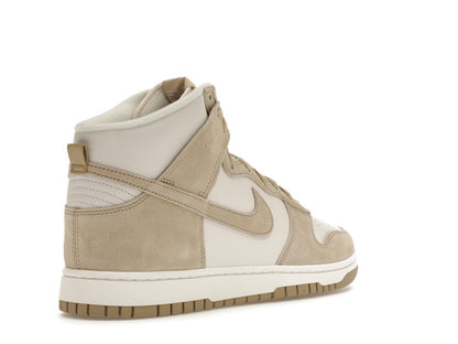 Nike Dunk High Tan Suede White