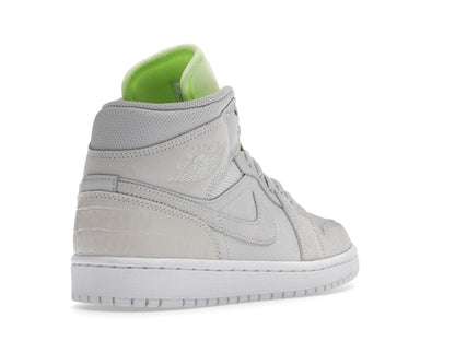 Jordan 1 Mid Vast Grey Ghost Green (Women's)