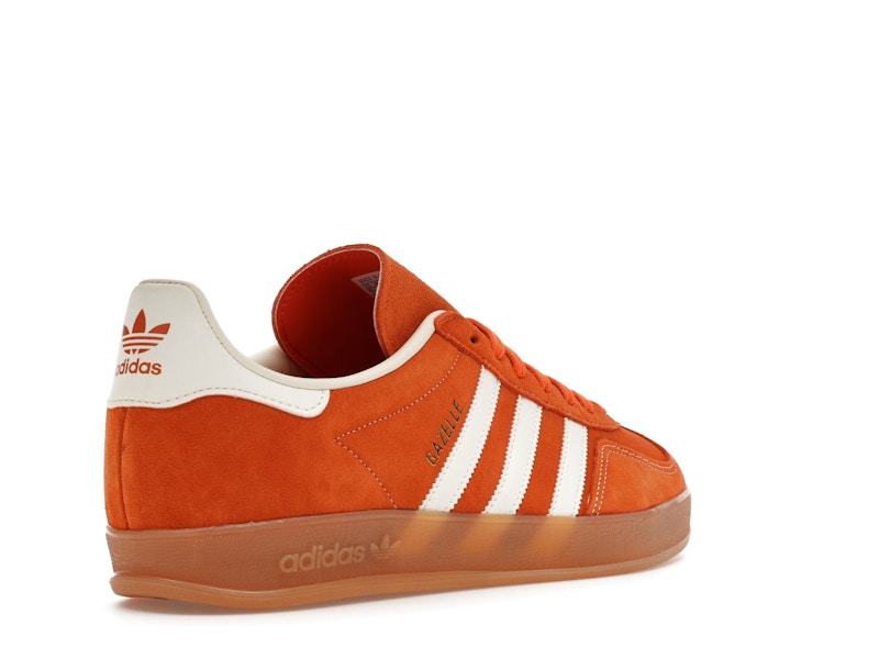 adidas Gazelle Indoor Orange Off White Gold Metallic