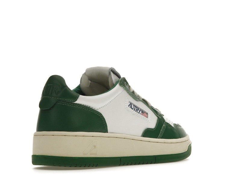 Autry Medalist Leather Low Green White