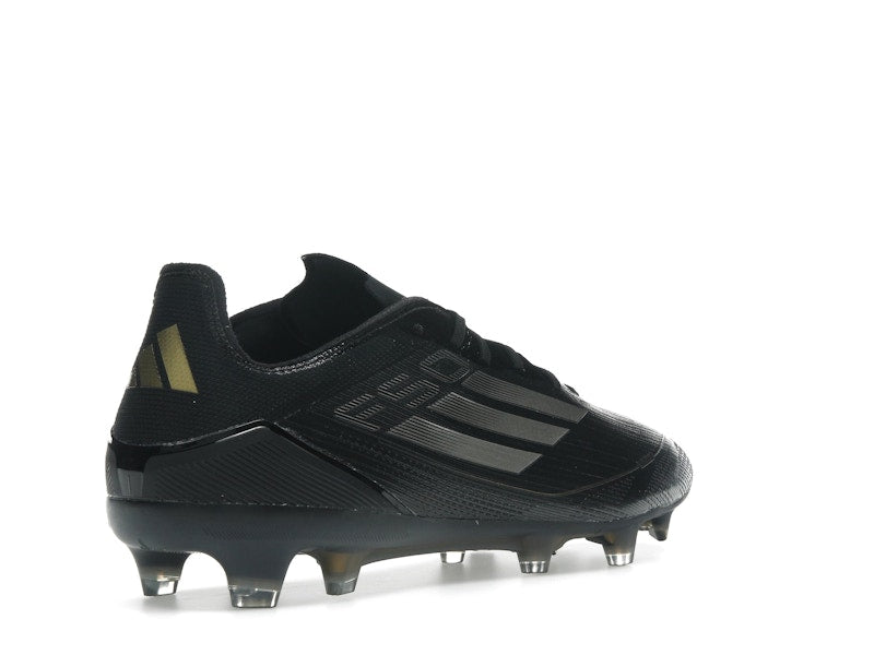 adidas F50 Pro FG Core Black Iron Metallic Gold Metallic
