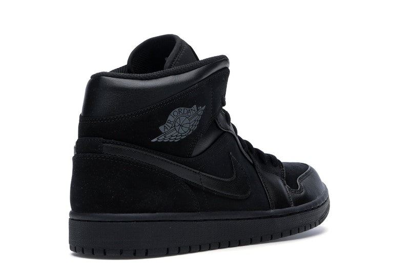 Jordan 1 Mid Triple Black (2018)