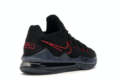 Nike LeBron 17 Low Black Red Dark Grey