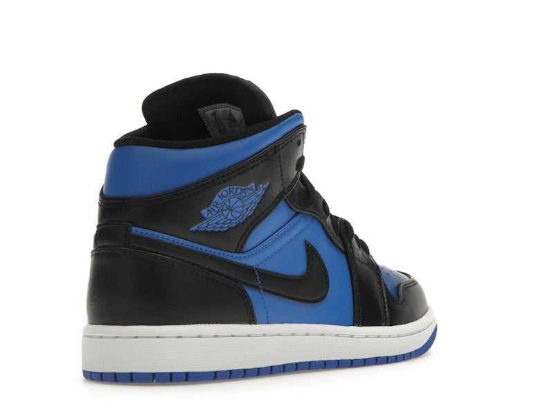 Jordan 1 Mid Black Royal Blue