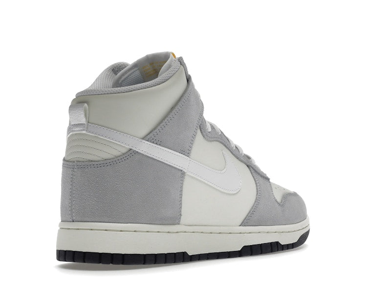 Nike Dunk High Retro Sail Pure Platinum Black White