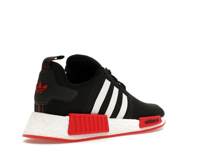 adidas NMD R1 Black Vivid Red White