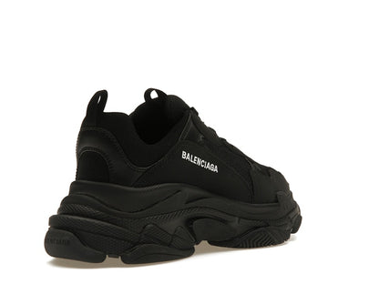 Balenciaga Triple S Black White Laces