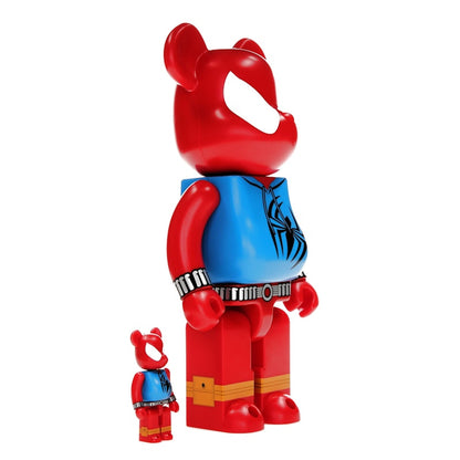 Bearbrick x Marvel Spider-Man Scarlet Spider 100% & 400% Set