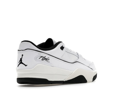 Jordan Flight Court White Sail Black